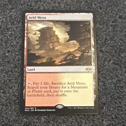 Magic the Gathering Arid Mesa (244) - Normal - Modern Horizons 2 (MH2) Near Mint - Image 1