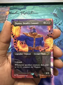 Thanos, Death's Consort (Borderless) Commander: Marvel Super Heroes Regular - Image 1