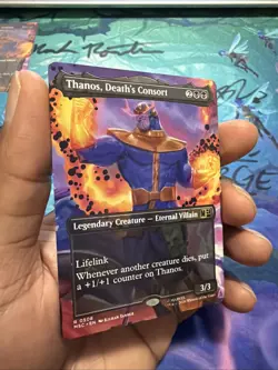 Thanos, Death's Consort (Borderless) Commander: Marvel Super Heroes Regular - Image 2