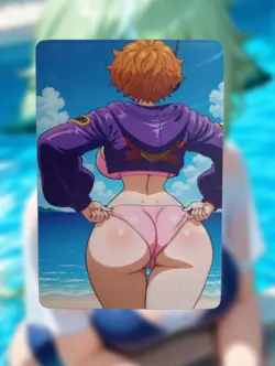 Vegapunk Lilith One Piece Anime Waifu Sexy Goddess Doujin Hentai Lewd Card - Image 1