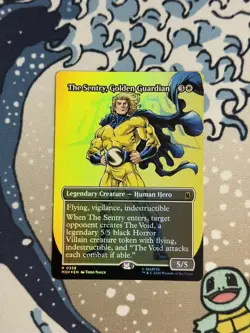 MTG - The Sentry, Golden Guardian - Marvel Super Heroes - Logo Art - Foil - MTG - Image 1