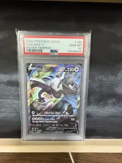 Pokemon Card - Lugia V 186/195 Alt Art Silver Tempest Holo Rare - PSA 10 - Image 1