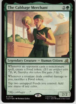 MTG The Cabbage Merchant Foil NM Avatar: The Last Airbender: Eternal Magic 134 - Image 1