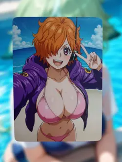 Vegapunk Lilith One Piece Anime Waifu Sexy Goddess Doujin Hentai Lewd Card - Image 1