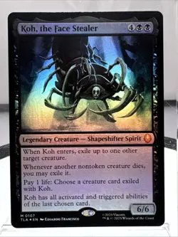 Koh, the Face Stealer 0107 TLA Foil MTG Avatar The Last Airbender NM/M - Image 1