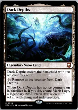 Dark Depths 334 Mythic Commander: Modern Horizons 3 Magic: The Gathering NM - Image 1