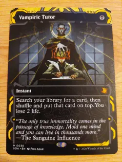 Vampiric Tutor - 0035 (Secrets of Strixhaven) - Near Mint NM - Mythic - Image 1