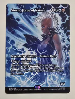 MTG Storm, Force of Nature Borderless - Marvel Universe #094 - Image 1