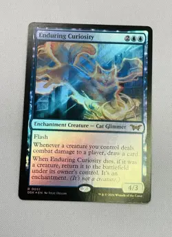 Enduring Curiosity #51 (Foil) (NM) Duskmourn DSK Magic MTG - Image 1