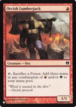 Orcish Lumberjack 44/81 LIST The List Reprints C Regular - Image 1