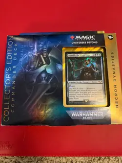 MTG | Necron Dynasties Collector's Edition Commander Deck Warhammer 40K SEALED - Image 1