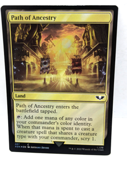 Path of Ancestry - Warhammer 40,000 - Surge Foil - Common - Land -Mtg - 40k 287 - Image 1