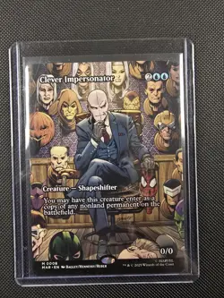 Magic The Gathering 2025 MAR Clever Impersonator 0008 Marvel Alt Art EN - Image 1