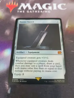 Mtg. Buster Sword. Foil. Final Fantasy. Pack Fresh - Image 1