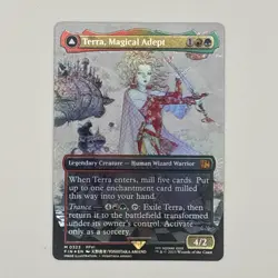 Terra, Magical Adept (Borderless) EN [FIN - 323] - NM [Foil] TCG MTG - FREE SHIP - Image 1