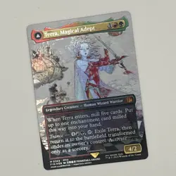 Terra, Magical Adept (Borderless) EN [FIN - 323] - NM [Foil] TCG MTG - FREE SHIP - Image 2
