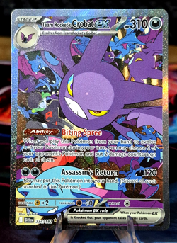 Team Rocket's Crobat ex (234/182) [Scarlet & Violet: Destined Rivals] NM-MINT - Image 1