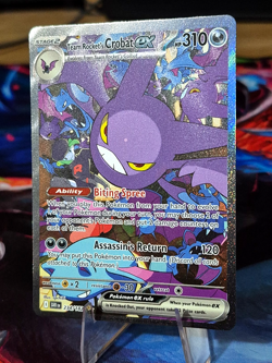 Team Rocket's Crobat ex (234/182) [Scarlet & Violet: Destined Rivals] NM-MINT - Image 4