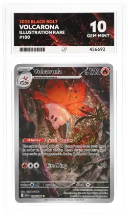 ACE 10 - Volcarona 100/086 Sv: Black Bolt Holo - Illustration Rare - Image 1