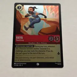 Raya 127/204 Disney Lorcana Fabled Common Cold Foil Card NM - Image 1