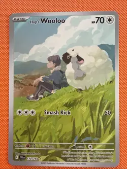 Pokemon Illustration Hop's Wooloo 170/159 Rare Journey Together NM/M - Image 1