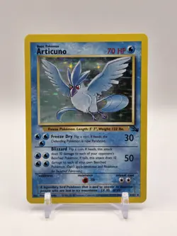 Pokemon Articuno Holo Unlimited Rare Card Fossil 2/62 NM Condition - Image 1