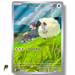 Hop's Wooloo 170/159 - 2025 Journey Together Illustration Rare Holo Pokemon NM - Image 1