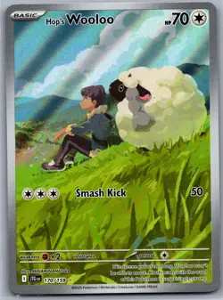 Hop's Wooloo 170/159 Illustration Rare Journey Together Pokemon NM - Image 1