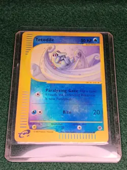 Pokemon Company Totodile 135/165 Expedition Base Set Reverse Holo 50 HP 2002 - Image 1