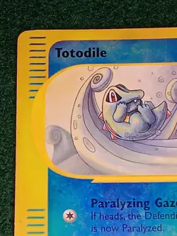 Pokemon Company Totodile 135/165 Expedition Base Set Reverse Holo 50 HP 2002 - Image 3