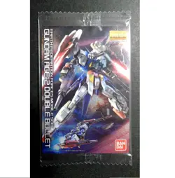 222 Gundam Age-2 Double Bullet Gunpla Package Art Gummy Collection Card Chocolat - Image 1