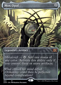 Mox Opal MTG English Borderless NM Foil Double Masters 2XM Gem MT PSA 10 - Image 1