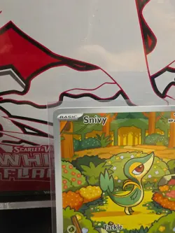 Pokemon TCG Snivy Card 087/086 Sv: Black Bolt Special Illustration Rare Holo NM - Image 2