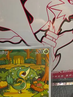 Pokemon TCG Snivy Card 087/086 Sv: Black Bolt Special Illustration Rare Holo NM - Image 3