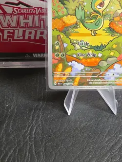 Pokemon TCG Snivy Card 087/086 Sv: Black Bolt Special Illustration Rare Holo NM - Image 5