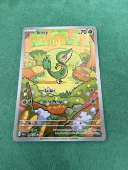 Snivy 087/086 Illustration Rare Pokemon Black Bolt NM/MINT - Image 1