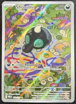 Shroodle 149/132 Illustration Rare Mega Evolution NM Pokemon Card - Image 1
