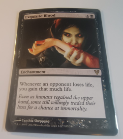 MTG Exquisite Blood, Avacyn Restored Rare NM Condition 102/224 free P&P - Image 4