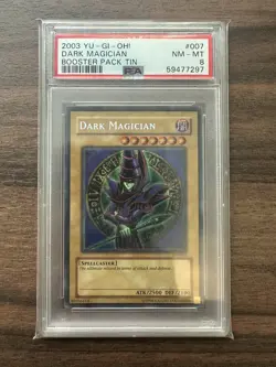 Yugioh 2003 Dark Magician BPT-007 PSA 8 Secret Rare - Image 1