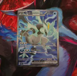 Pokemon TCG Surging Sparks Black Kyurem EX Holo Ultra Rare Card 218/191 - Image 1