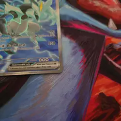 Pokemon TCG Surging Sparks Black Kyurem EX Holo Ultra Rare Card 218/191 - Image 2
