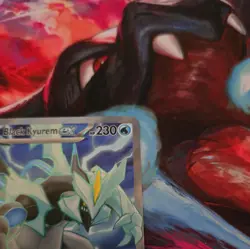 Pokemon TCG Surging Sparks Black Kyurem EX Holo Ultra Rare Card 218/191 - Image 3