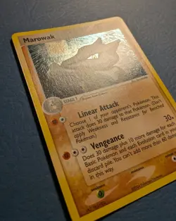 2004 Pokemon EX FireRed LeafGreen Marowak 7/112 Holo Rare - Image 3