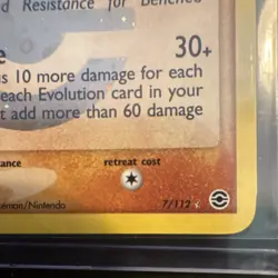 Pokemon Marowak 80 HP Holo Rare Reverse Holo 7/112 EX FireRed & LeafGreen 2004 - Image 4