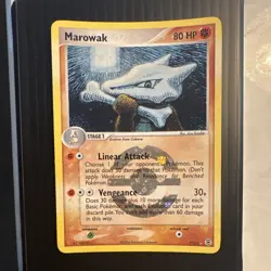 Pokemon Marowak 80 HP Holo Rare Reverse Holo 7/112 EX FireRed & LeafGreen 2004 - Image 5