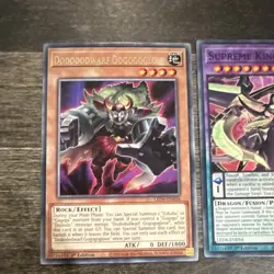 Yu-Gi-Oh! TCG LED6 1st Edition Card Lot Dodododwarf Supreme King Z-ARC Kuriboh - Image 2