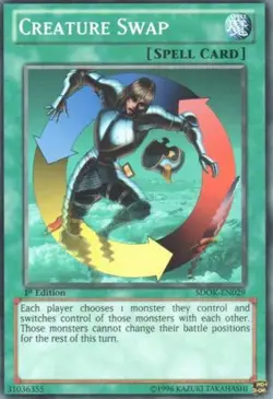 Creature Swap - SDOK-EN029 - Common - 1st Edition Lightly Played Structure Deck: - Image 1