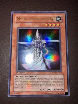 Yu-Gi-Oh! Mystic Swordsman LV4 - SOD-EN012- Ultra Rare- 1st Edition NM! - Image 1