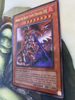 Yugioh TCG Horus the Black Flame Dragon LV8 UR SOD-EN008 Soul of the Duelist Lp+ - Image 5