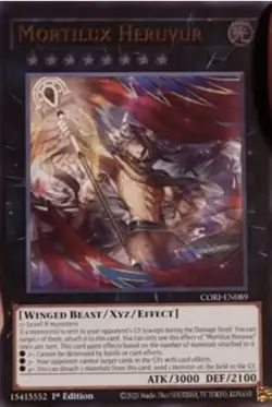 MORTHLUX HERUYUR Chaos Origin Presale 7/3 Yu-Gi-Oh! CORI-EN Ultra Rare - Image 1